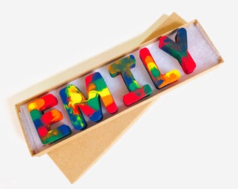 Birthday Gift for Kids, NAME Crayons, Personalized Crayons, Gift for Kids