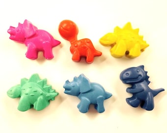 Dinosaur Shaped Crayons, Dinosaur Birthday Party,  Easter Crayons, Easter Egg Filler, Gifts for Kids, Dinosaur Valentine