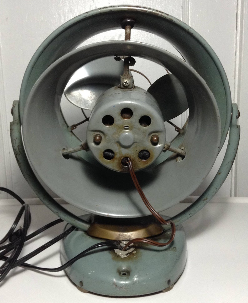 Vintage Vornado Fan D16C11 D50 Midcentury Retro Industrial 2 Working