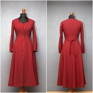 Vintage Red Wine Colored Dress From DOROTHY PERKINS / Size S/M - Etsy