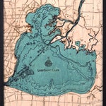 Lake St Clair Depth Chart Map