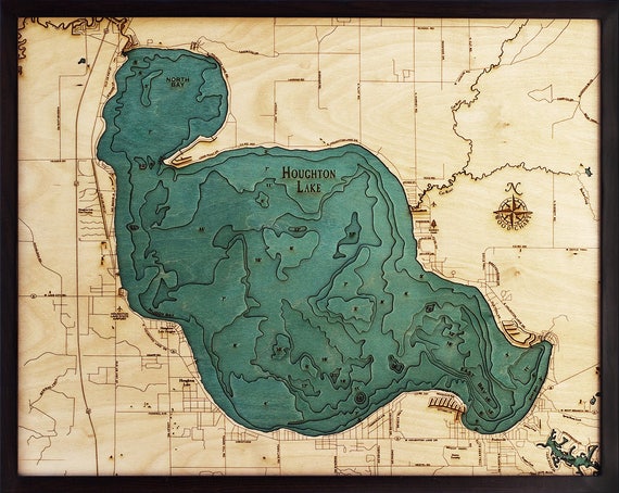 Lake St Clair Depth Chart Map