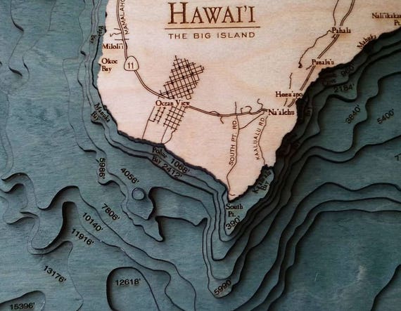 Oahu Ocean Depth Chart