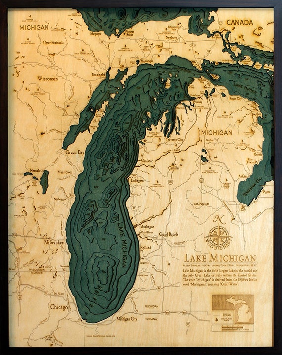 Great Lakes Water Depth Charts