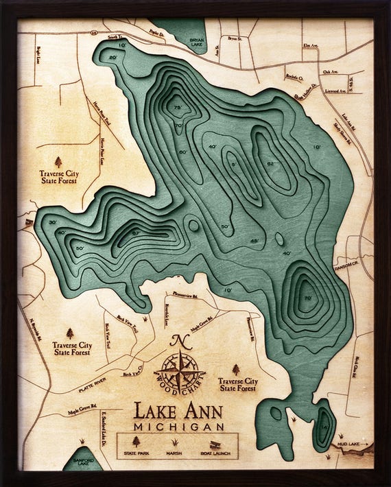 Walloon Lake Depth Chart