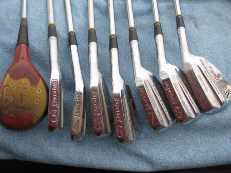 VINTAGE Bob Goalby MASTERS Spalding Golf Set 3 9 IRONS 3 Etsy