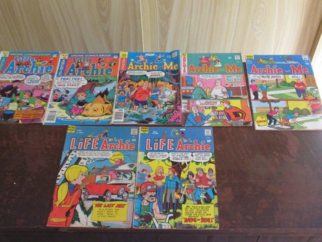 7 ARCHIE COMICS SERIES Books Little Life Me 1969 1976 1979 Vintage ...