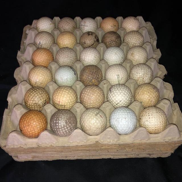 GOLF Ball Collection 10 EGG CARTONS Stacks Upward Holds Etsy