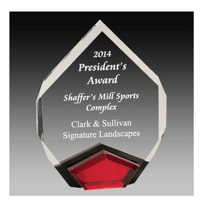 Executive Award, Retirement Gift, Marquis Acrylic Trophy, Acrylic Trophy, Achievement Award