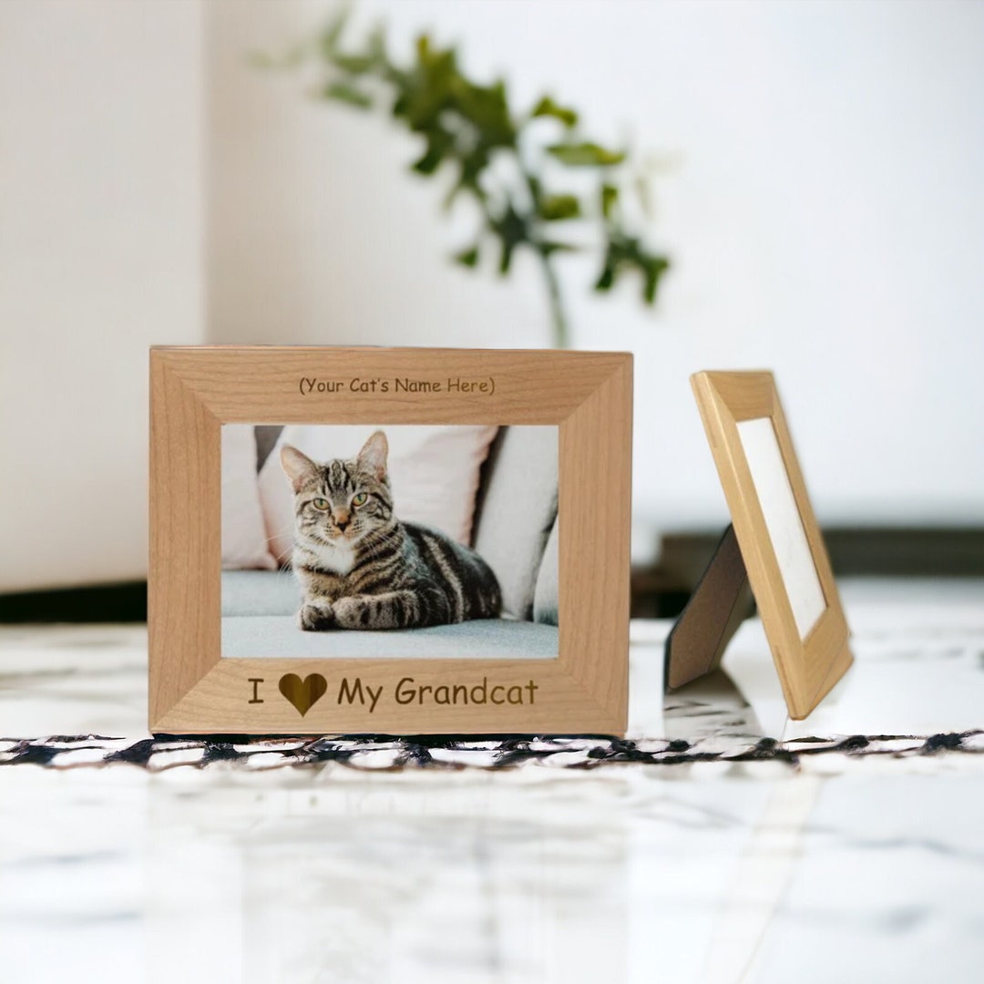 Grandcat Picture Frame for Cat Lovers - Etsy