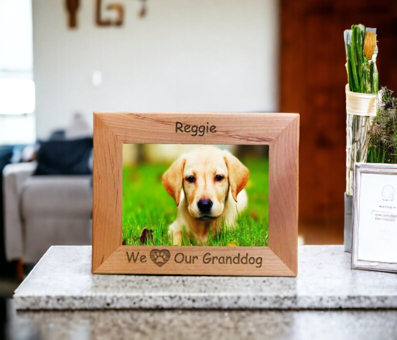 Granddog top photo frame