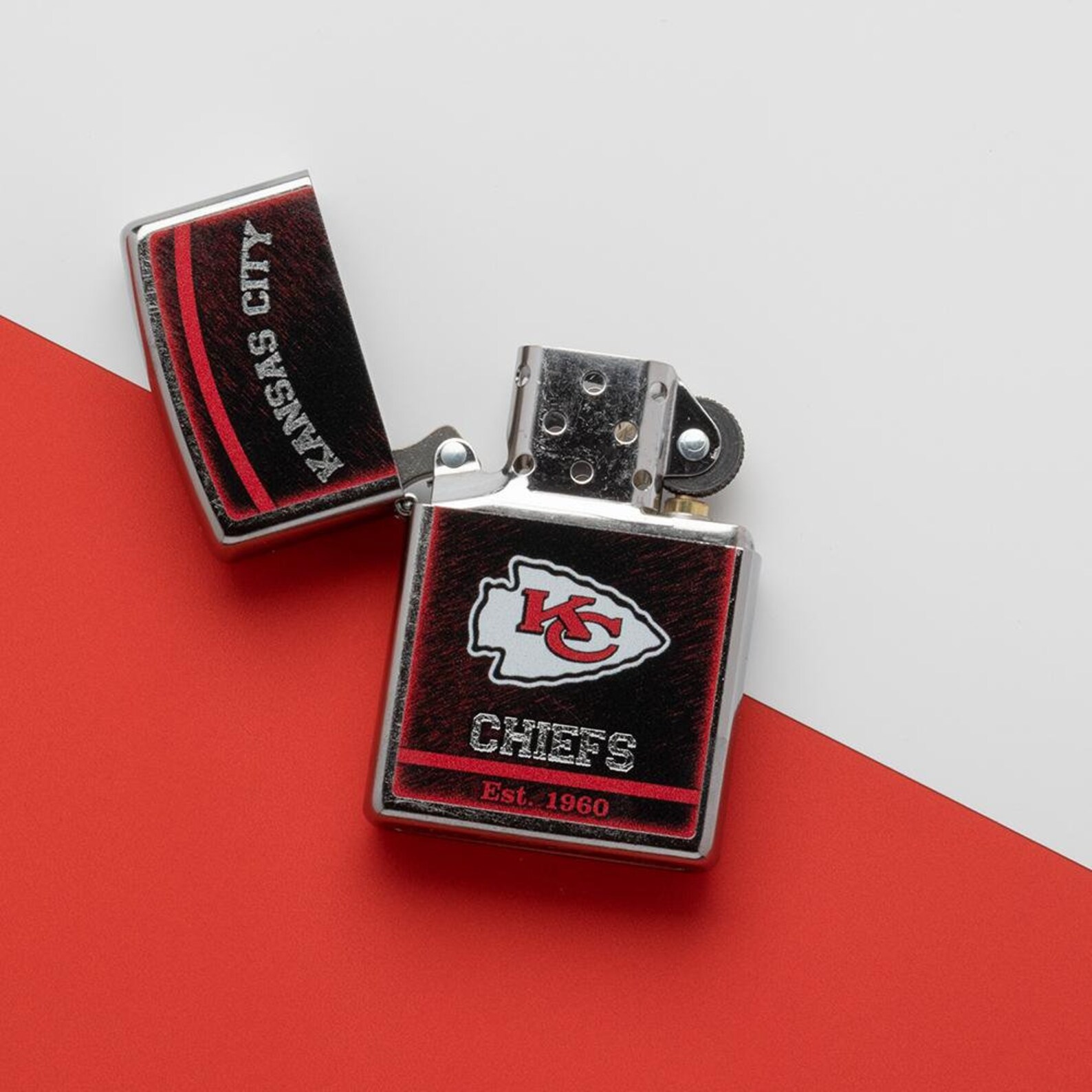 Kansas City Chiefs Zippo Lighter KC Chiefs Collectible | Etsy