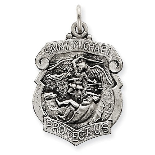 Personalized st michael police pendant discount