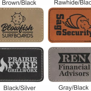 Custom Leather Patch Safari Hat: Personalized Logo Sun Hat image 2