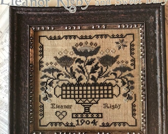 Blackbird Designs/ ELEANOR RIGBY / Magical Mystery Tour Series / cross stitch / pattern only