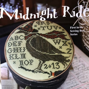 Blackbird Designs/ Midnight Ride / cross stitch chart / cross stitch pattern / pattern only