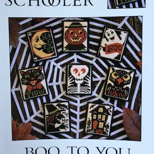 Prairie Schooler No 156 / BOO TO YOU /cross stitch chart / counted cross stitch