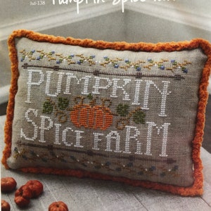 Hands on Design / Pumpkin Spice Farm /cross stitch chart / counted cross stitch pattern