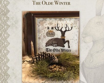 The Olde Winter by The Primitive Hare / counted cross stitch / pattern only