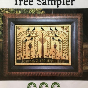 The WILLOW TREE SAMPLER / Carriage House Samplings/ cross stitch chart / pattern only