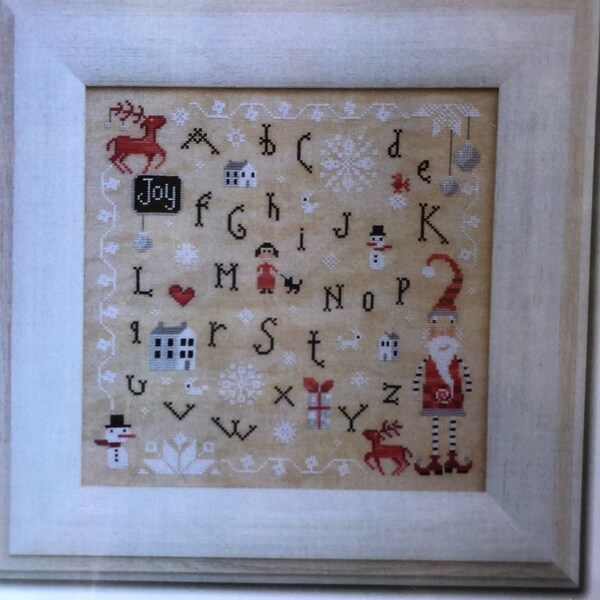 Christmas Joy / Barbara Ana Designs / stitch chart / pattern only