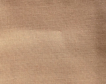 MILK CHOCOLATE Wichelt linen / Cross stitch fabric / 32 ct / ready to ship