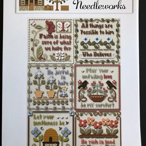 Inspirational Scriptures from Little House Needleworks / cross stitch chart