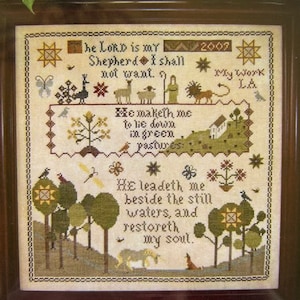 Plum Street Samplers / STILL WATERS / Cross stitch chart / pattern only