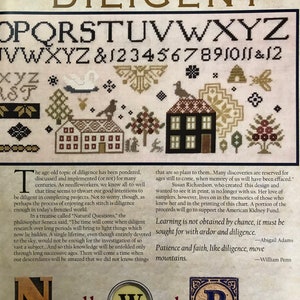 In ALL Things be EXCEEDINGLY DILIGENT / Needlework Press / cross stitch chart / counted cross stitch / pattern only