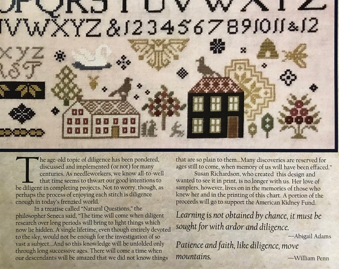 In ALL Things Be EXCEEDINGLY DILIGENT / Needlework Press / Cross Stitch