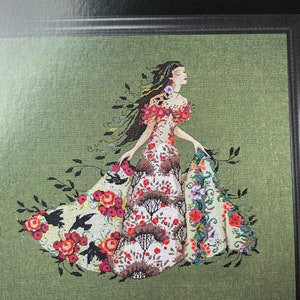 BLACKBIRD / Mirabilia / diagrama de punto de cruz con opciones para paquete de adornos / tela