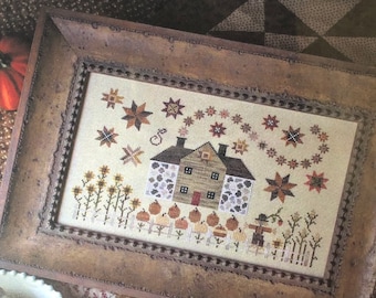 Plum Street Samplers / Cinnamon Stars / Cross stitch chart / cross stitch pattern / pattern only