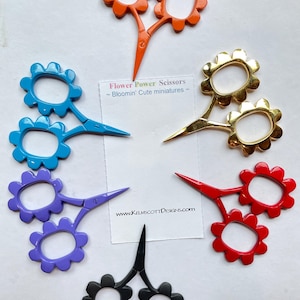 Kelmscott Designs / FLOWER POWER / Scissors / Embroidery / Cross Stitch / A Pair for every Project
