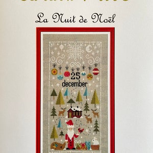 Jardin Prive’ / La Nuit de NOEL / cross stitch chart / pattern only