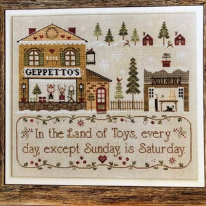 Little House Needleworks /GEPETTO’S  / cross stitch chart