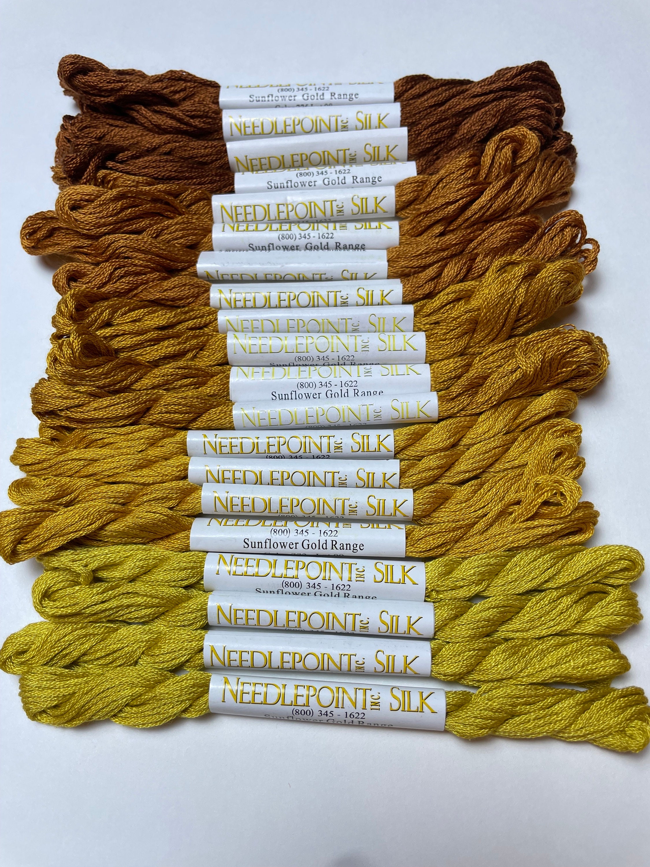 NPI Silk  SUNFLOWER GOLD Range Colors 771-775 - Etsy