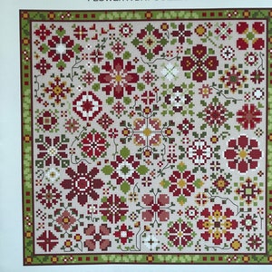 Carolyn Manning Designs / FLOWER a DAY Collection / cross stitch chart / CHOOSE your color