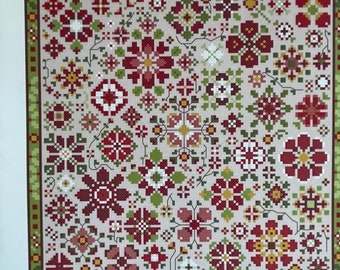 Carolyn Manning Designs / FLOWER a DAY Collection / cross stitch chart / CHOOSE your color