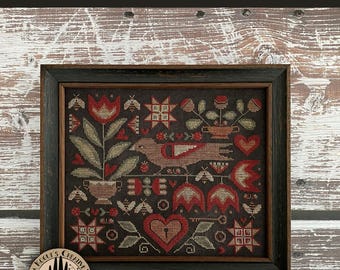 FOLKART GARDEN by Teresa Kogut / cross stitch pattern