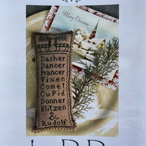 And RUDOLF / La-D-Da /  cross stitch chart / pattern only