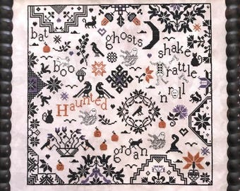 Praiseworthy Stitches / SIMPLE GIFTS: Haunted /cross stitch chart / counted cross stitch pattern / pattern only