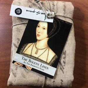 30 ct Boleyn Printed Linen by The Primitive Hare / cross stitch linen