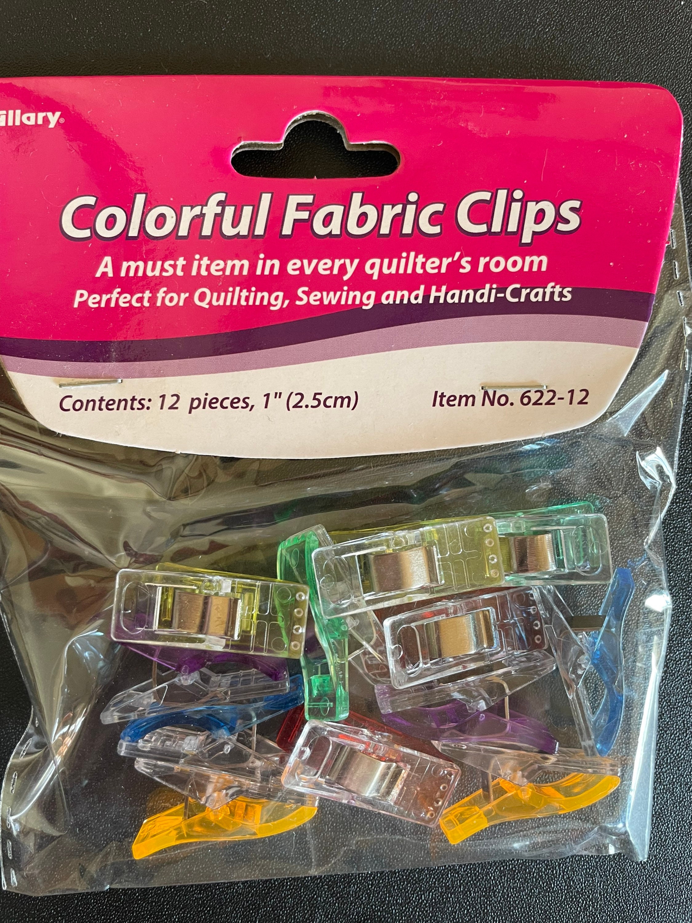 50 Sewing Clips For Fabric Craft Quilting Hemming Knitting Crochet  Multicoloured