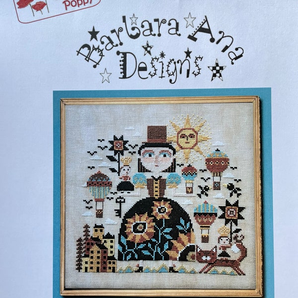 ARRIBA EN EL AIRE / Diseños de Barbara Ana / gráfico de puntadas / punto de cruz contado / solo patrón