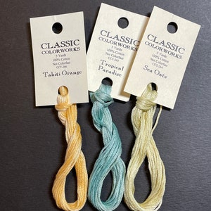 Classic Colorworks / 2022 New ReLeases / Floss / cross stitch / embroidery / Needlework threads