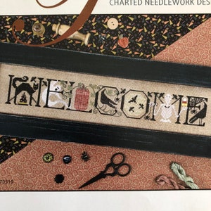 The Drawn Thread/ WELCOME HALLOWEEN / Halloween Sampler/ Cross Stitch ...