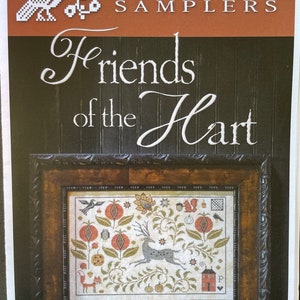 Plum Street Samplers / FRIENDS of the HART / cross stitch chart / cross stitch pattern / pattern only