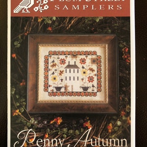 Plum Street Samplers / PENNY AUTUMN /Cross stitch chart / pattern only