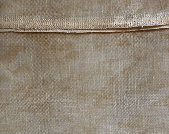 Vintage Country Mocha Linen / Cross stitch fabric / 32 or 36 ct / ready to ship