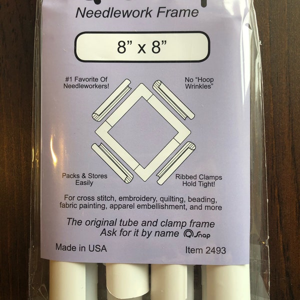 Q Snap Needlework Frames / 6x6 / 8x8 / Spare Pair/ Extension Piece/ Cross Stitch / Embroidery
